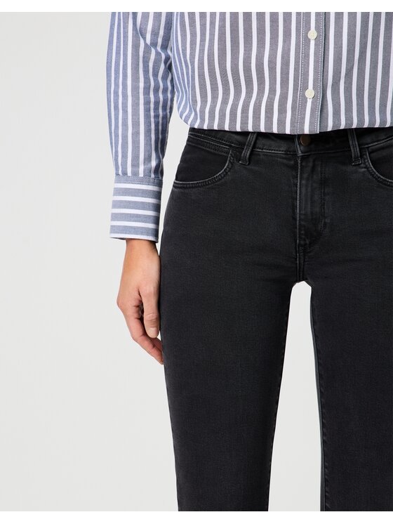 Wrangler Wrangler Jeansy Wrangler Bootcut Czarny Bootcut Fit