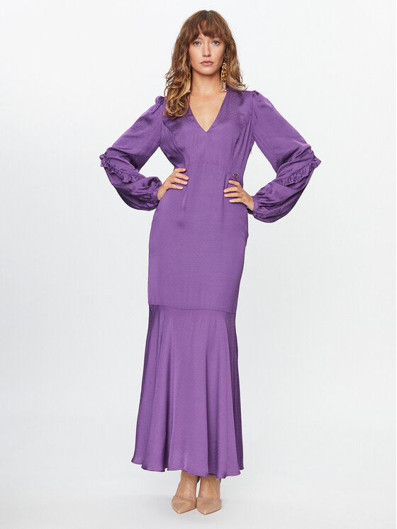 TWINSET TWINSET Rochie de seară 232TT2171 Violet Regular Fit