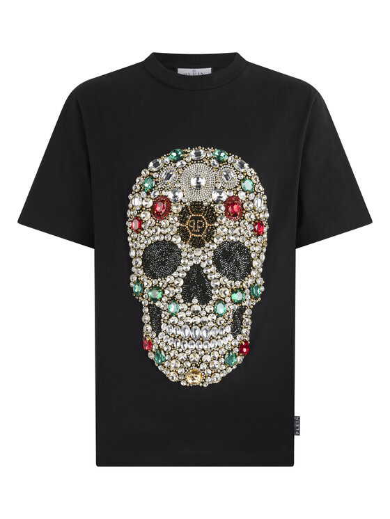 PHILIPP PLEIN PHILIPP PLEIN T-Shirt 30561 Černá Regular Fit
