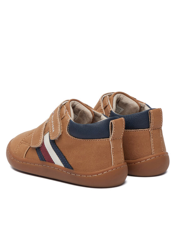 Tommy Hilfiger Tommy Hilfiger Tenisice Mid Cut Velcro Sneaker T1XH-35223-1269A242 Smeđa