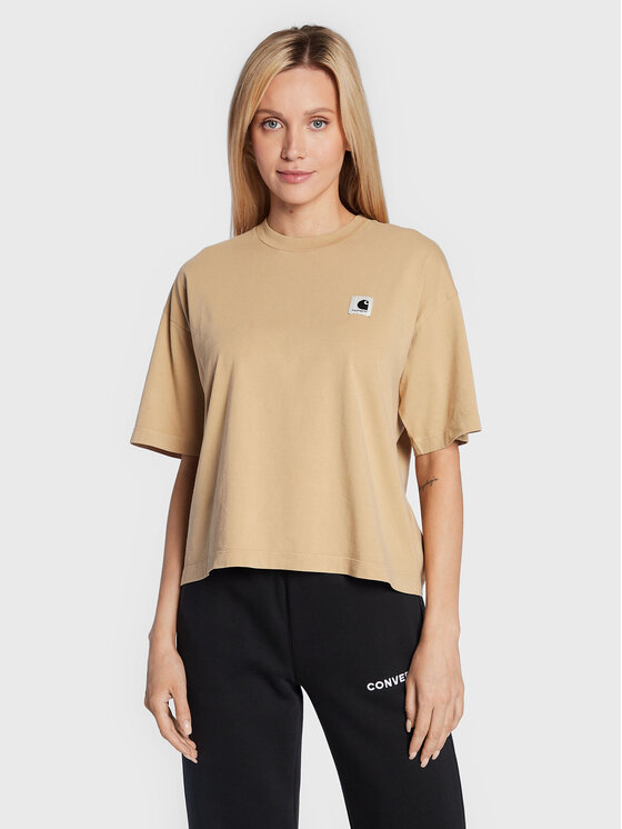 Carhartt WIP T-shirt Nelson I029647 Bež Relaxed Fit