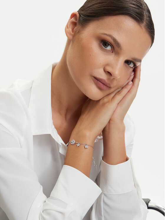 Guess Guess Brățară JUBB06 033JW Argintiu