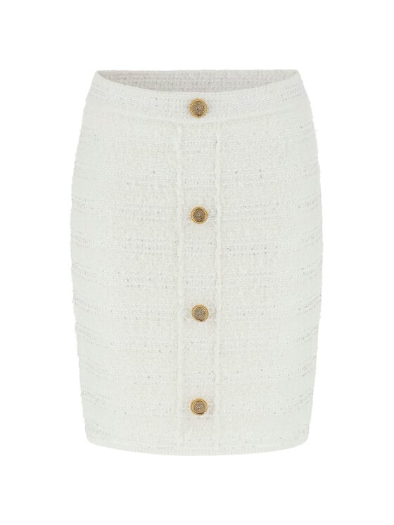 Guess Guess Spódnica mini 180649 Beżowy Classic Fit