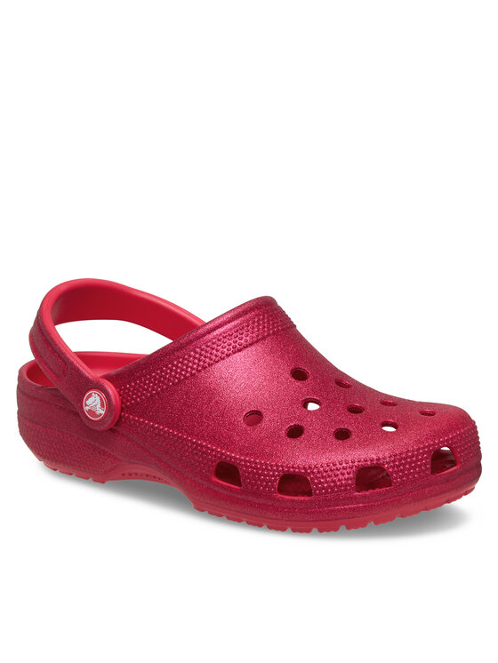 Crocs Crocs Шльопанці Classic Glitter Clog 205942 Рожевий