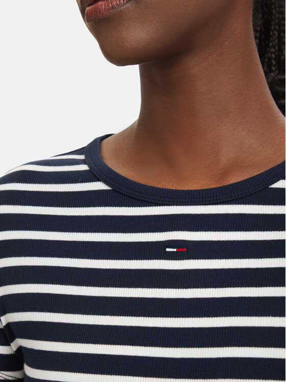 Tommy Jeans Tommy Jeans Тишърт DW0DW17383 Тъмносин Regular Fit