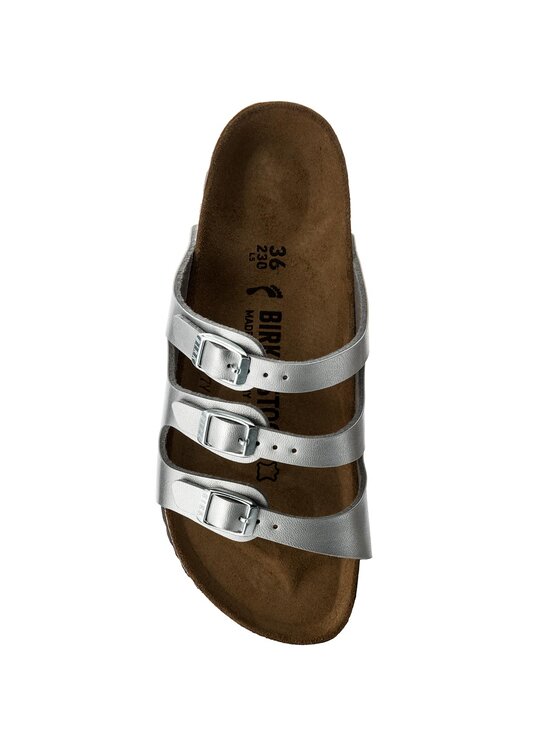 Birkenstock Pantoletten Florida Bs 0954383 Silberfarben Modivo