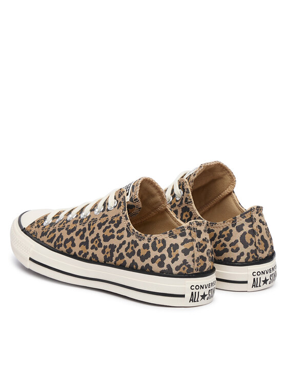Converse Converse Кецове CTAS OX EGRET/BLACK/HONEY STICK A19182C Бежов