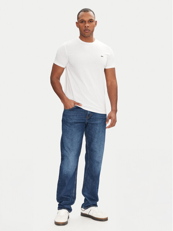 Lacoste Lacoste T-shirt TH6709 Bijela Regular Fit