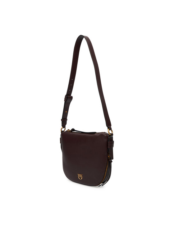 PINKO PINKO Handtasche Hobo Zip Around Mini Ai 25-26 PLTT 105332 A0QO Dunkelrot