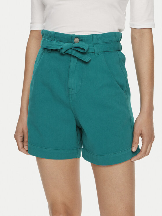 United Colors Of Benetton Bavlnené šortky 4DUKD9019 Zelená Regular Fit