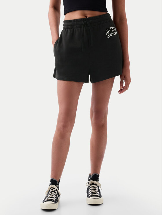 Gap Gap Sportovní kraťasy 870535-03 Černá Regular Fit