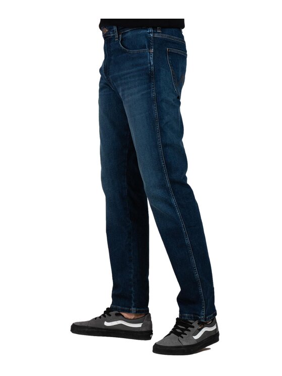 Wrangler Wrangler Jeansy W16VMQ350 Granatowy Relaxed Fit