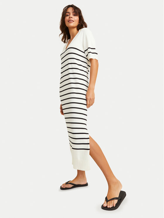 JJXX JJXX Rochie tricotată Layla 12269784 Écru Regular Fit