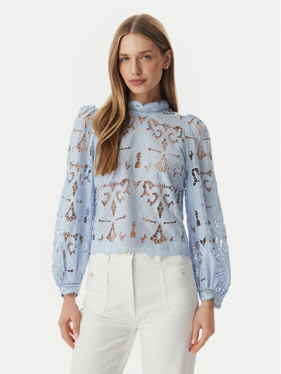 Morgan Morgan Bluse 261-OMBRAK Hellblau Regular Fit