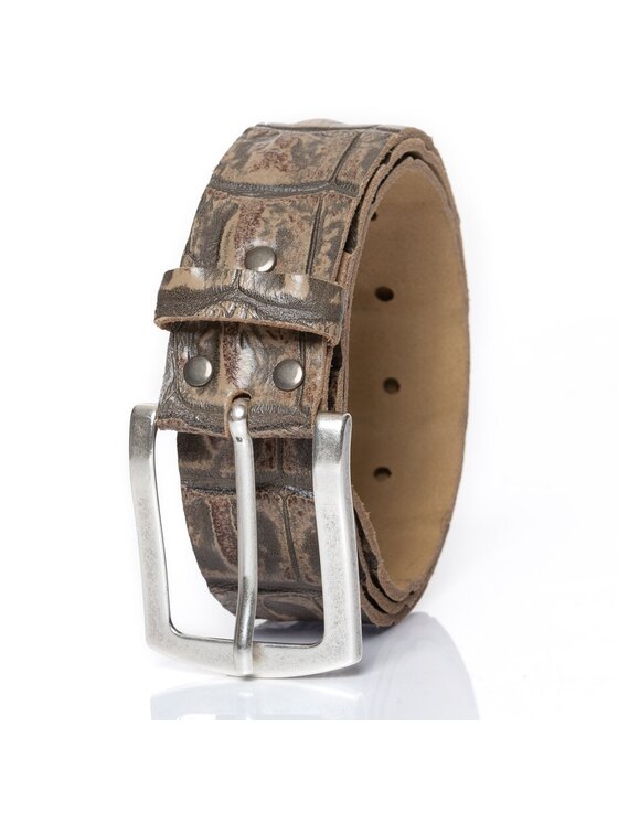Mustang Mustang Pasek Męski BELT Brązowy
