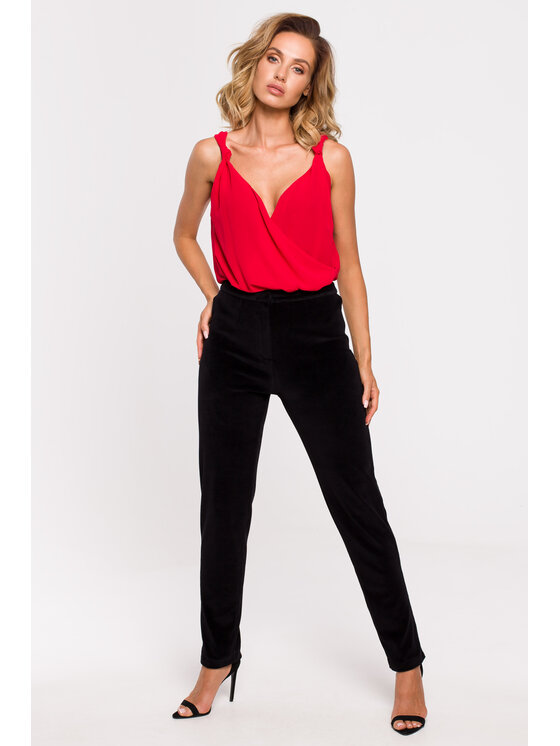 Made of Emotion Made of Emotion Pantaloni da donna M644 Nero