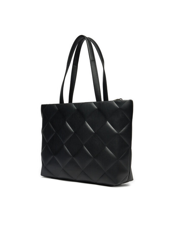 Calvin Klein Calvin Klein Ročna torba Diamond Quilt K60K612906 Črna