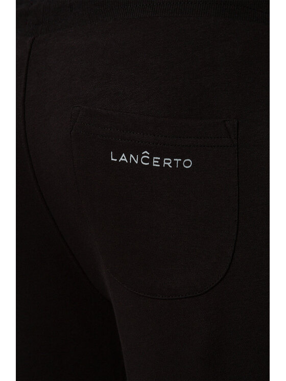 Lancerto Lancerto Spodnie dresowe Dax Czarny Regular Fit