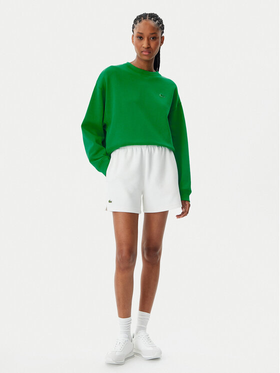 Lacoste Lacoste Mikina SF5614 Zelená Oversize