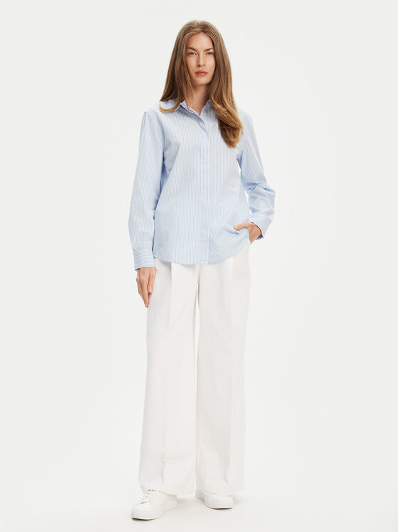 United Colors Of Benetton United Colors Of Benetton Srajca 59T7DQ0BH Svetlo modra Regular Fit