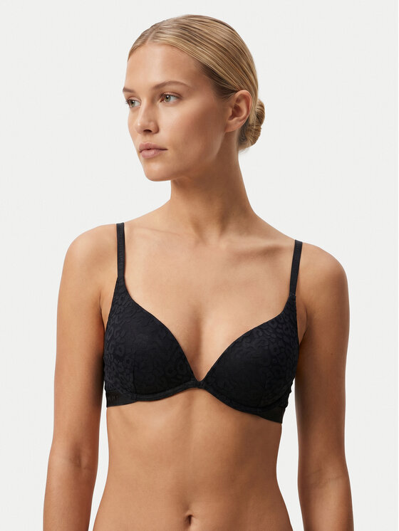 Tommy Hilfiger Tommy Hilfiger Reggiseno Push-up UW0UW06347 Nero