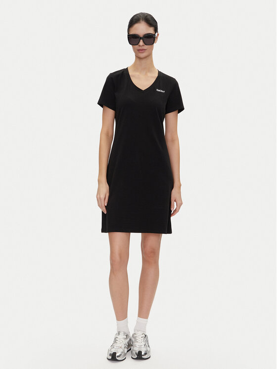 DKNY Sport DKNY Sport Hétköznapi ruha DP5D4902 Fekete Regular Fit