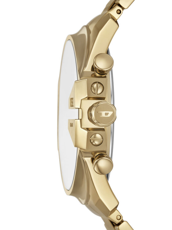 Diesel Diesel Pulkstenis Mega Chief Slim DZ4684 Zelta