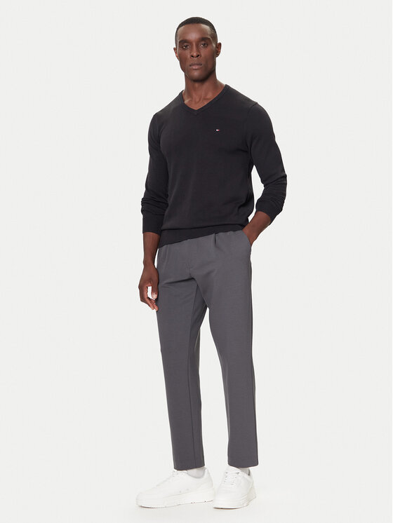 Tommy Hilfiger Tommy Hilfiger Пуловер MW0MW42249 Черен Regular Fit