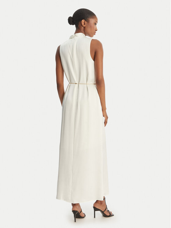 HUGO HUGO Cocktail obleka Kewina-1 50566973 Écru Slim Fit