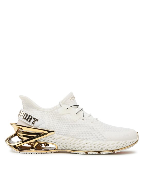 Plein Sport Plein Sport Sneakersy The Scratch FABS USC0335 PTE003N Biela