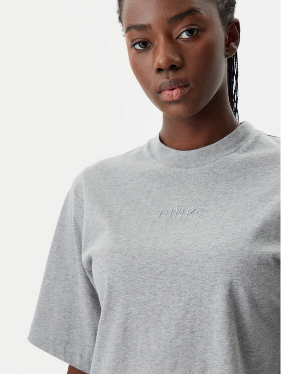 PINKO PINKO Футболка 104604 A2F8 I42 Сірий Regular Fit