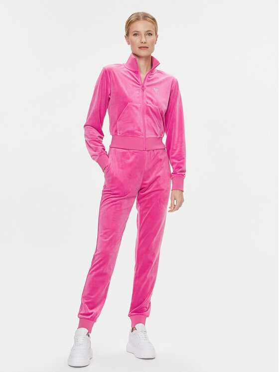 Guess Guess Μπλούζα V3BQ22 KBXI2 Ροζ Regular Fit