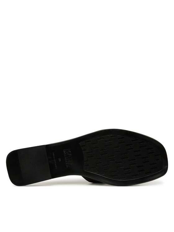 KARL LAGERFELD KARL LAGERFELD Şlapi Skoot II KL80402 Negru