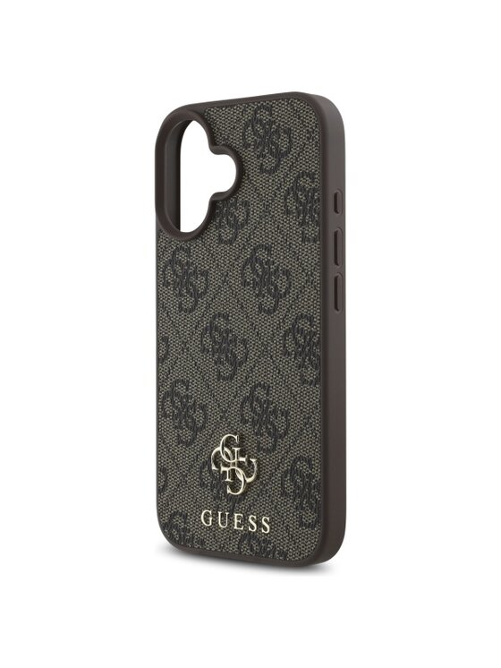 Guess Guess Etui na telefon Small Classic MagSafe Brązowy