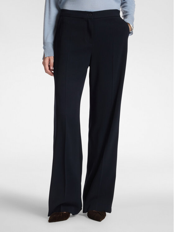 Elena Mirò Elena Mirò Spodnie materiałowe P053P000580N054 Niebieski Flare Fit