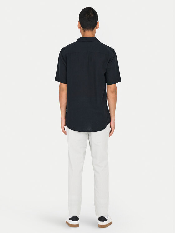 Only & Sons Only & Sons Košulja Caiden 22025116 Crna Slim Fit