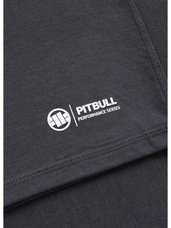 PITBULL PITBULL Koszulka techniczna Casual Sport HILLTOP Szary Regular Fit