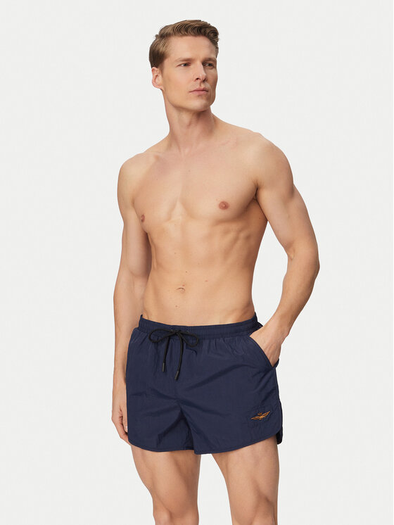 Aeronautica Militare Aeronautica Militare Pantaloni scurți pentru înot 261BW0231UCT04311 Bleumarin Regular Fit