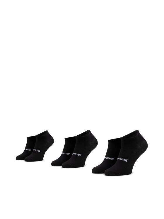 Sprandi Sprandi Set di 3 paia di calzini corti da uomo 0MB-003-SS23 Nero