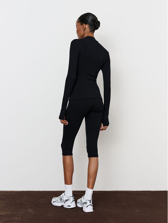 La Mania La Mania Bluzka SHERYL Czarny Classic Fit