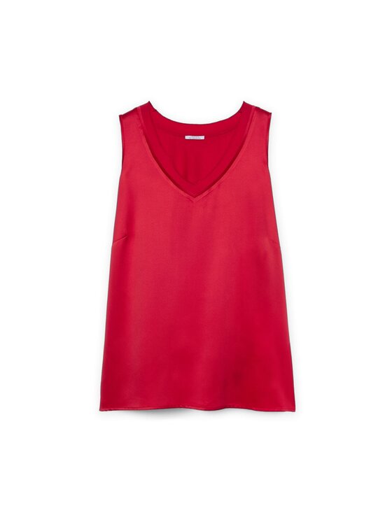 Fiorella Rubino Fiorella Rubino T-shirt G478L208554N016 Rosso Regular Fit