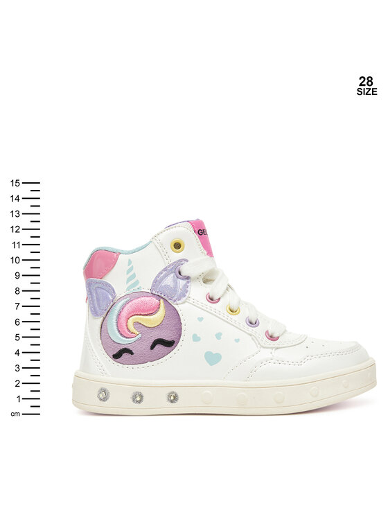 Geox Geox Sneakers J Skylin J568WD 0NFKN C0653 S Weiß