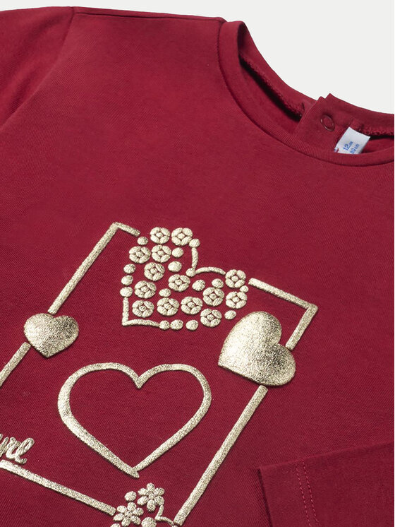 Mayoral Mayoral Bluza 116 Rdeča Regular Fit