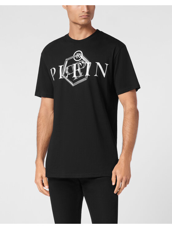 PHILIPP PLEIN PHILIPP PLEIN T-Shirt 9423 Czarny Regular Fit