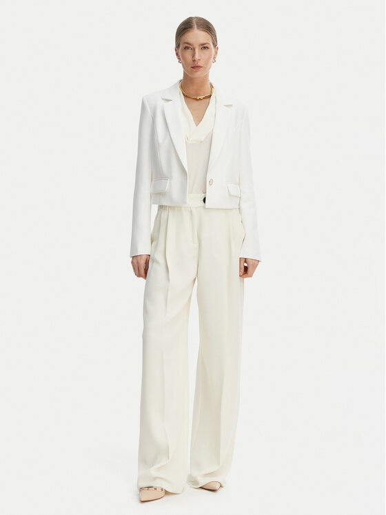 Guess Guess Giacca da abito W6GN03 W1742 Bianco Regular Fit