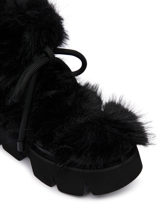 United Nude United Nude Sněhule Stomper Fur Boot 1104801120 Černá
