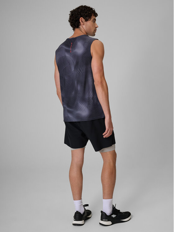 4F 4F Szorty sportowe CORE SYSTEM Czarny Regular Fit