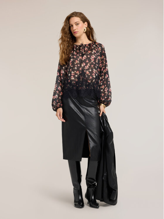 Motivi Motivi Blusa 2070W000841N0Z3 Nero Over Fit