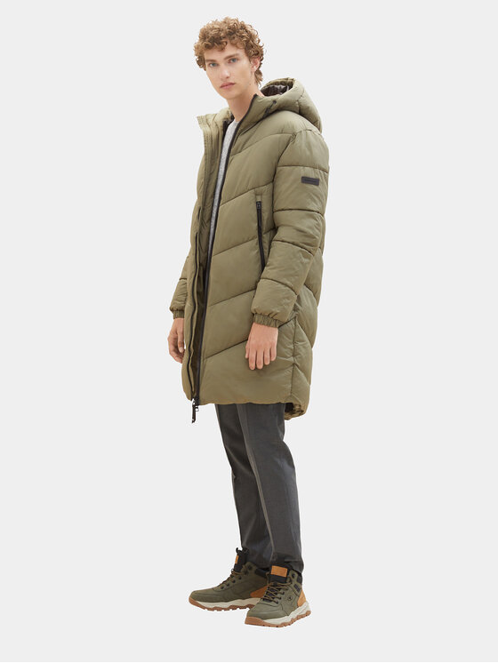 Tom Tailor Denim Tom Tailor Denim Зимно яке 1037389 Зелен Regular Fit