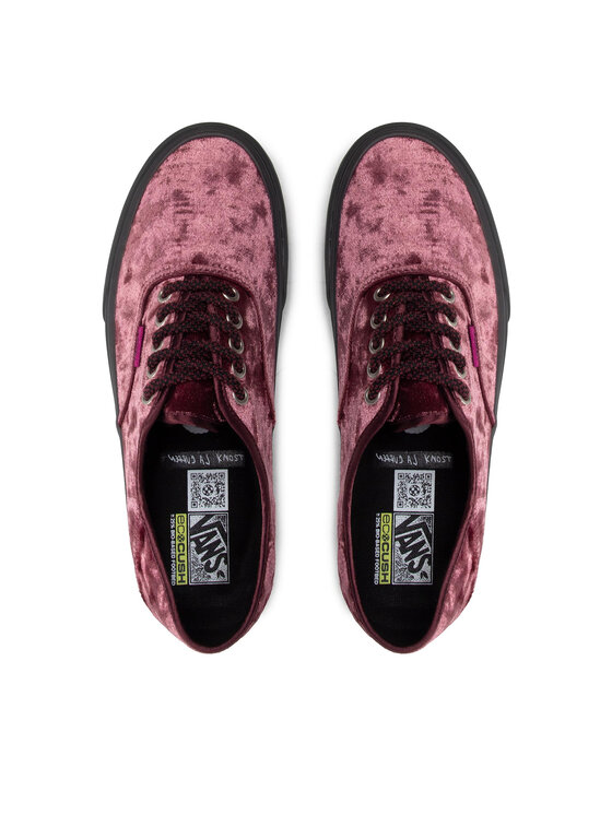 Vans rouge hotsell bordeaux pas cher